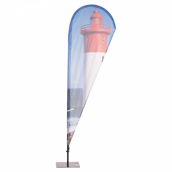 Beach Flag Alu Drop Print 84 x 236 cm - ECO