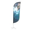 Beachflag Alu Paddel Print 86 x 284 cm Doppelseitig - 0