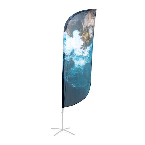 Beachflag Alu Paddel Print 86 x 388 cm einseitig