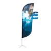 Beachflag Alu Paddel Print 86 x 284 cm Doppelseitig - 1