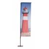 Beach Flag Alu Square Print 85 x 375 cm - ECO - 0