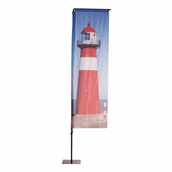 Beach Flag Alu Square Print 85 x 265 cm - ECO