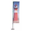 Beachflag Alu Square Print 85 x 265 cm doppelseitig - 1