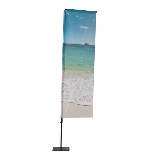 Beachflag Alu Square 460cm Total Height