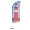 Beach Flag Alu Wind Print 86 x 233 cm - ECO - 0