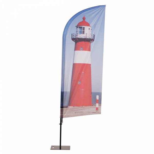 Beach Flag Alu Wind Print 89 x 165 cm - ECO