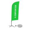 Beachflag Alu Wind Komplett-Set Take Away Gelb - 3