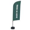 Beachflag Alu Wind Komplett-Set Hier Anmelden Blau Englisch - 13