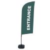 Beach Flag Alu Wind Set 310 With Water Tank Design Entrance - 0