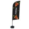 Beachflag Alu Wind Komplett-Set Pizza ECO - 0