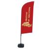 Beach Flag Alu Wind Set 310 With Water Tank Design Spring Rolls - 1