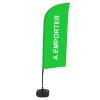 Beachflag Alu Wind Komplett-Set Take Away Orange - 13