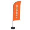 Beachflag Alu Wind Komplett-Set Take Away Gelb - 0