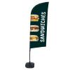 Beachflag Alu Wind Komplett-Set Sandwiches Englisch - 4