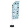 Beachflag Alu Wind Komplett-Set Frischer Fisch Englisch - 5