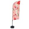 Beachflag Alu Wind Komplett-Set Smoothies Wassermelone - 2