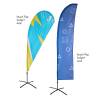 Beachflag Budget Wind Und TropfenLarge - 0