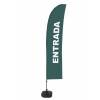 Beach Flag Budget Wind Complete Set Entrance Grey Spanish ECO - 2