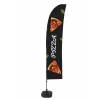 Beach Flag Budget Wind Complete Set Pizza Spanish ECO - 0