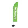 Beach Flag Budget Wind Complete Set New Green Spanish - 17