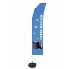 Beach Flag Budget Wind Komplettset Winterreifen Französisch ECO - 2