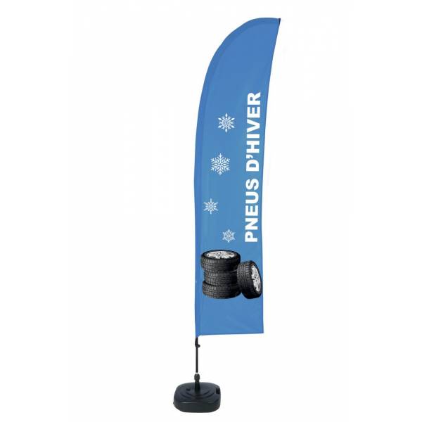 Beach Flag Budget Wind Komplettset Winterreifen Französisch ECO