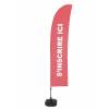 Beach Flag Budget Wind Complete Set Sign In Red Spanish - 6