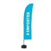 Beach Flag Budget Wind Complete Set Take Away Blue Spanish ECO - 13