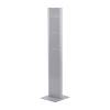 Farbe: Silber Aluminium Prospektaufsteller Design (Silber) - 0