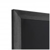 Kreidetafel Holz, flacher Rahmen, schwarz, 56x100 - 33
