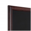 Kreidetafel Holz, flacher Rahmen, schwarz, 40x120 - 34