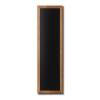 Kreidetafel Holz, flacher Rahmen, schwarz, 56x170 - 18