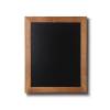 Kreidetafel Holz, flacher Rahmen, schwarz, 56x170 - 19