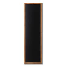 Kreidetafel Holz, flacher Rahmen, teak, 56x170