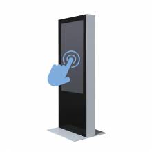 Digitale Infostele doppelseitig