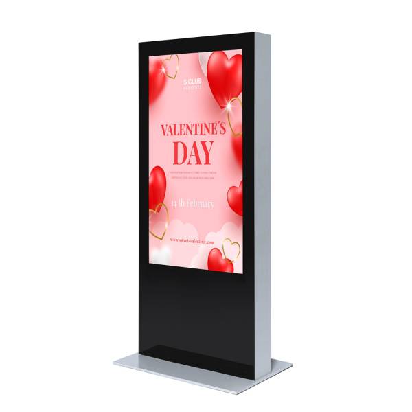 Digitale Infostele Doppelseitig 65" Nur Gehäuse