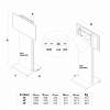 Digitales Schaufenster Display Textil mit Bildschirm QM55R mit TFR30 beidseitig - 21