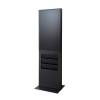 Smart Line Digitale Infostele Regal 6 x A4 Mit 43" Samsung-Bildschirm Und Touchscreen Schwarz - 10