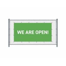 Fence Banner Standard Design Open