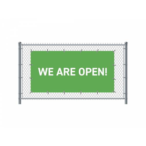 Fence Banner Standard Design Open