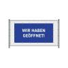 Zaun-Banner 300 x 140 cm Geöffnet Spanisch Rot - 8