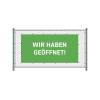 Fence Banner Standard Design Open - 9