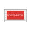 Fence Banner Standard Design Open - 13