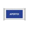 Fence Banner Standard Design Open - 17
