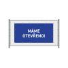 Fence Banner Standard Design Open - 20