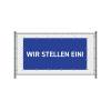 Zaun-Banner 300 x 140 cm Wir Stellen Ein Italienisch Gelb - 8