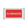 Zaun-Banner 200 x 100 cm Zu Verkaufen Italienisch Rot - 3