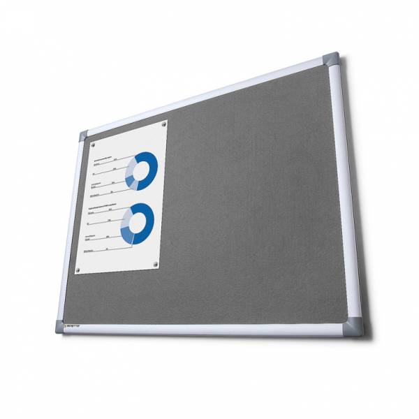 Pintafel Filz 45x60, grau