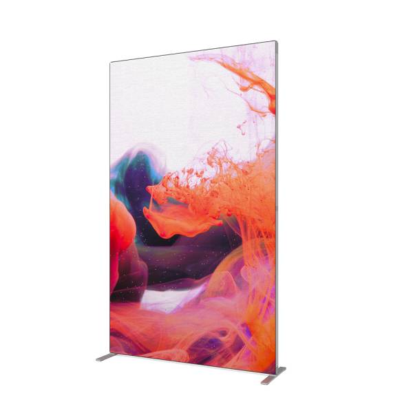 FlexFrame Wand 120 x 200 cm Silber