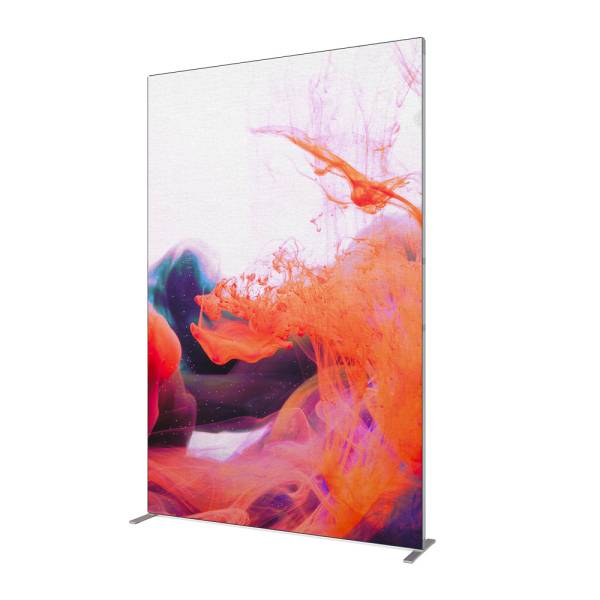 FlexFrame Wand 150 x 230 cm Silber (incl. Extension Set 30 cm)